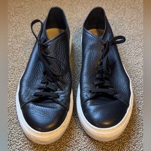 Diemme Italian leather black sneakers sz 8